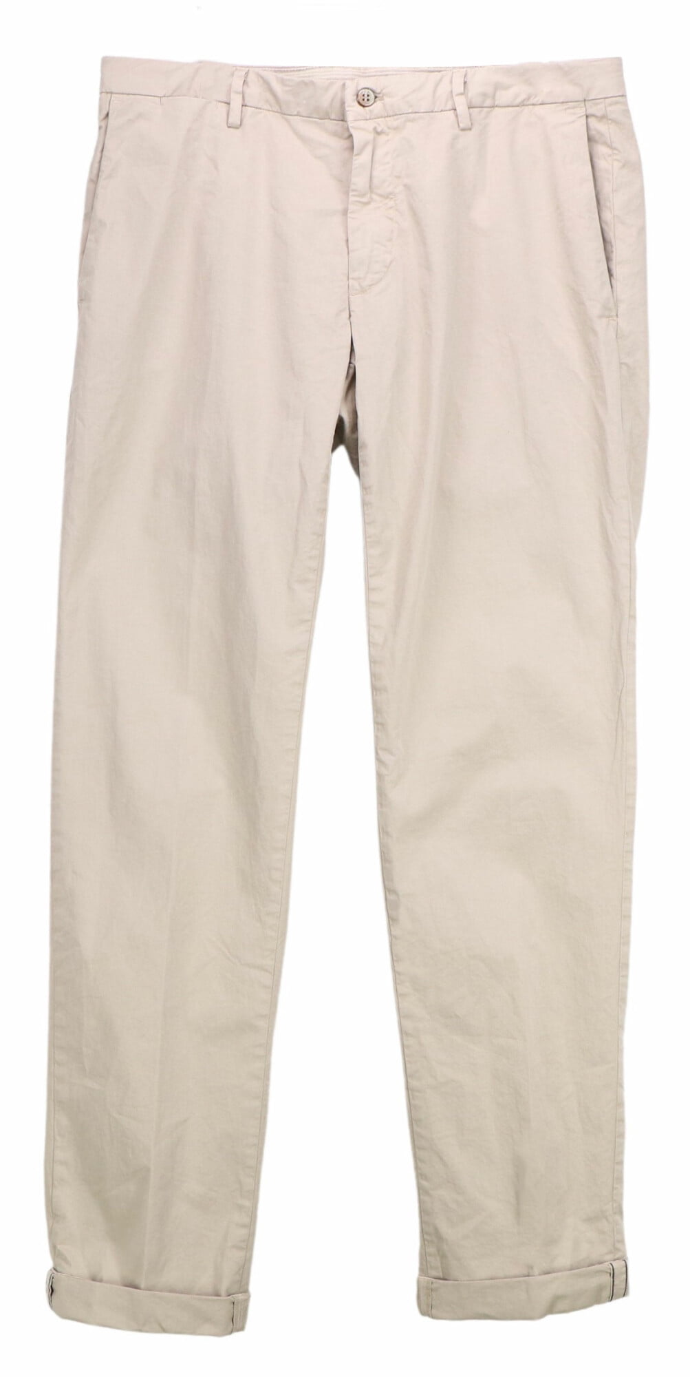 Mason S Men S Cream Forte Dei Marmi Cotton Stretch Pants Casual 52 Walmart Com