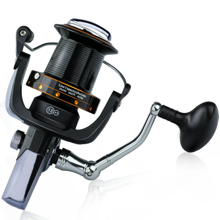 Stainless Steel Spool Spinning Reel 4.0:1 8000 9000 10000 Coil Water  Resistance Saltwater Bass Pike Fishing Ultra Smooth Silent