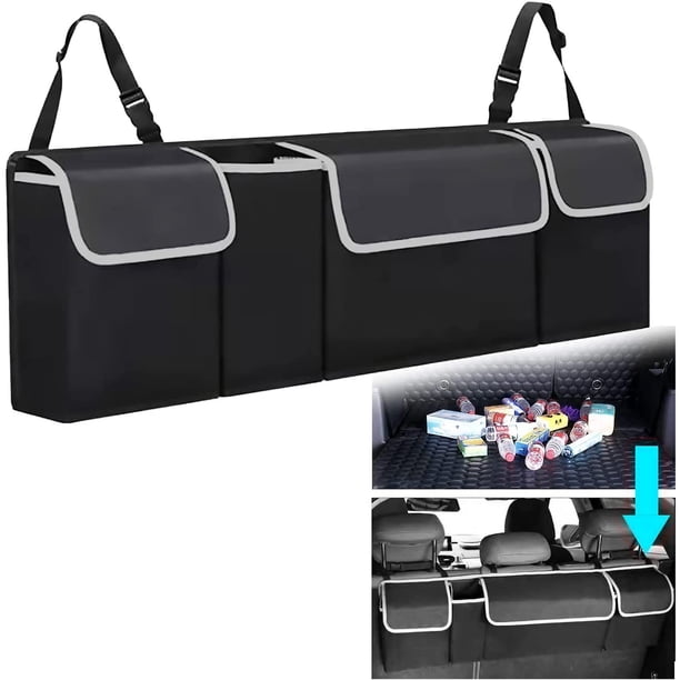 Organizador para colgar en el maletero, bolsa para el asiento trasero, bolsas de accesorios para el Interior del coche para comestibles, proporcionará más espacio de almacenamiento en el mal