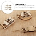 thumbnail image 6 of Homoyoyo Wooden Christmas Sleigh Ornaments 6pcs Holiday Home Decor Craft Kit, 6 of 8