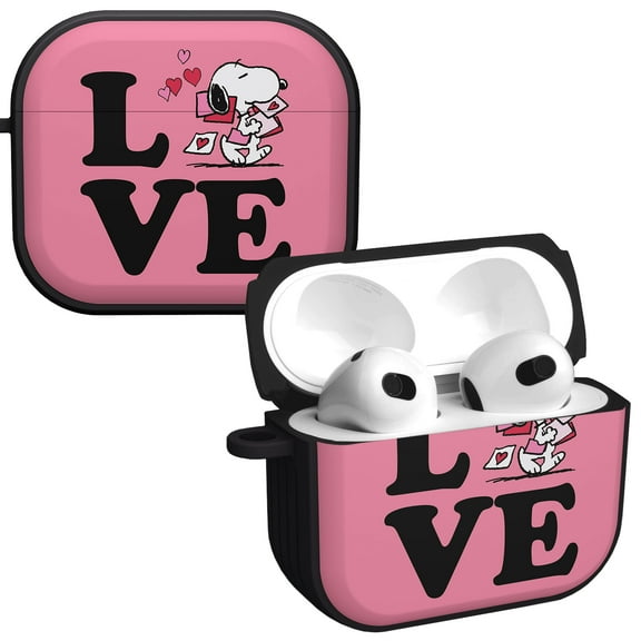 Peanuts Valentines HDX Case Cover Compatible with Apple AirPods Gen 3 (Love) by Affinity Bands