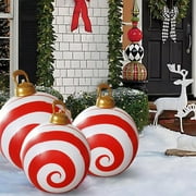 LEFTHIGH Home Christmas Decoration 60cm Outdoor Christmas Inflatable Decorated Pvc Inflatable Christmas Christmas Tree Decorations Dorm Room Essential