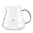 thumbnail image 2 of Cafetera de vidrio - Accesorio de barra de tetera de café y té resistente al calor de vidrio grueso de 500 ml, 2 of 14
