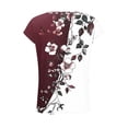 thumbnail image 4 of Haivin Womens Summer Tops Short Sleeve Shirts U Neck T Shirts Fashion Clothing, 4 of 8
