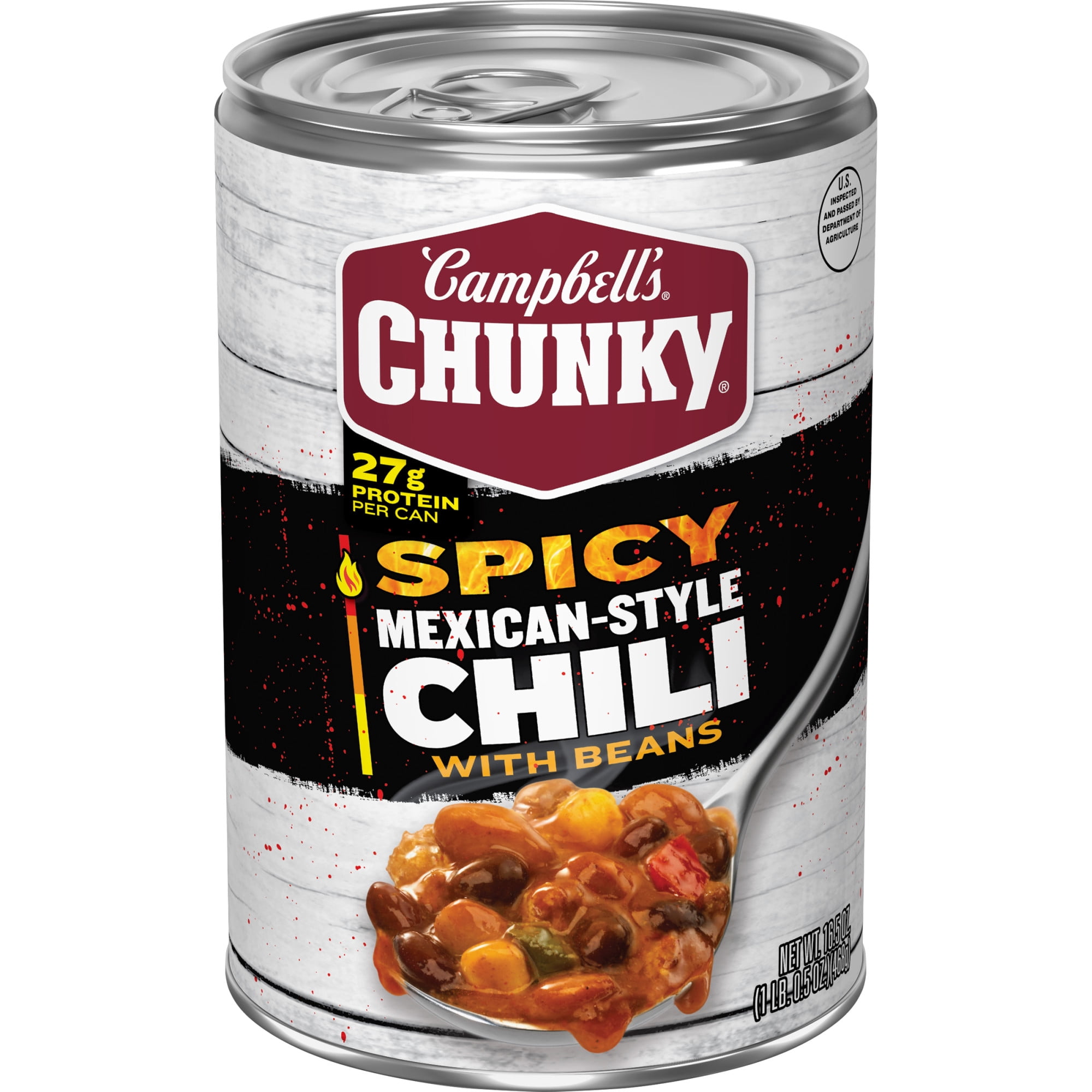 Campbell's Chunky Cheesy Jalapeno Burger Soup, 18.8 oz Can with