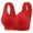 Red, variant on Fnooota Womens Bras Front Closure, Comfort Everyday Full Coverage Push-up Wireless Bras Hot Pink Size 38/85