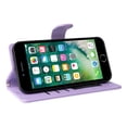 thumbnail image 6 of JTCASES Compatible with iPhone SE Case 2022/2020 Case, iPhone 7/8 Case Wallet Flip Folio Case [Kickstand] with RFID Blocking Card Holders [Shockproof] Wrist Strap Cover for Men Women Girls, Purple, 6 of 12
