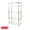 Chrome, variant on Rubbermaid 5-Tier Heavy Duty Gold Wire Shelving Unit, 1250lb Capacity