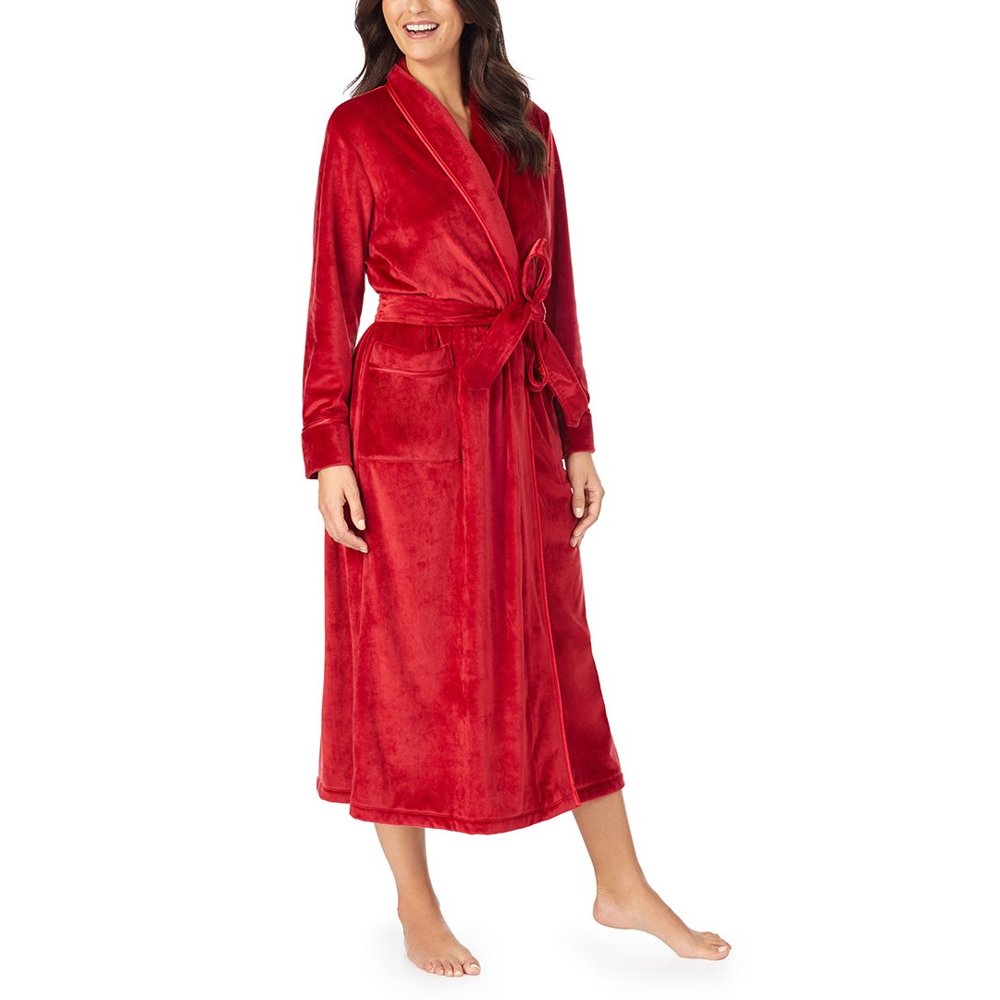 Carole Hochman Carole Hochman Women's Long Sleeve Plush Luxe Velour