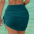 thumbnail image 5 of KyCheLot Women's Bikini Bottoms High Waist Swim Skirt with Mesh Cover Up Beach Skirts, 5 of 7