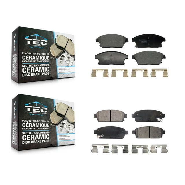 TEC Front Rear Ceramic Brake Pads Kit for Car Chevrolet Cruze Buick Trax Verano Encore Orlando Volt KTC-100788