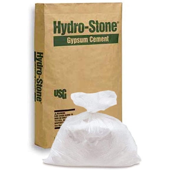ZAUHLXD HYDROSTONE TB 10 lb Bag - Gypsum Cement - Extremely Hard, High Compressive Strength, Fine Detail