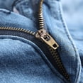 thumbnail image 3 of SWSMCLT Men's Pleated Denim Pants Stretch Pants Chic Jeans Comfy Classic Soft Lightweight Patterned5 32, 3 of 5