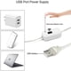 thumbnail image 3 of BR Tira de luz LED con sensor de movimiento: recargable por USB, resistente al agua IP65, blanco cálido de 2700 K, autoadhesiva para dormitorios, salones, cocinas, 3 of 5