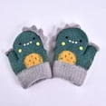 thumbnail image 2 of Odeerbi Gloves For Boys Girls Winter Gloves Toddler Baby Knitted Children Dinosaur Children Cartoon Thickened Warm, 2 of 4