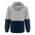 thumbnail image 2 of Sudadera George Talla EG con Capucha 2 Bloques Azul Marino con Gris Jaspe, 2 of 4
