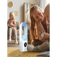 thumbnail image 5 of Rechargeable Portable Mini Air Conditioner - Bladeless Evaporative Cooler, 6-Speed Quiet USB-Powered | Personal Desktop & Travel Use,White, 5 of 7