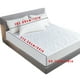thumbnail image 4 of Protector de colchón impermeable Funda protectora de almohadilla de cama de algodón transpirable, California King 72x84 + 18inches Speravity HA001320-05B, 4 of 7