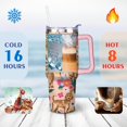 thumbnail image 4 of Cute Canine Design 40oz Water Bottle - BPA Free Dog Lovers Tumbler with Handle & Straw - Gift for Women Coffee Mug, 4 of 7