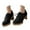 Black, variant on Women's Middle Heels Heel Shoes Breathable Casual Walking Comfort Lace Up Mid Heel Dress for Daily Leisure and