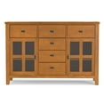 thumbnail image 3 of Simpli Home Artisan 54 inch Wide Solid Wood Transitional Sideboard Buffet in Honey Brown, 3 of 12