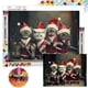thumbnail image 1 of 5D DIY Con Cuentas Cuadradas Kit Gato Navideño Del 40x30cm, 1 of 9