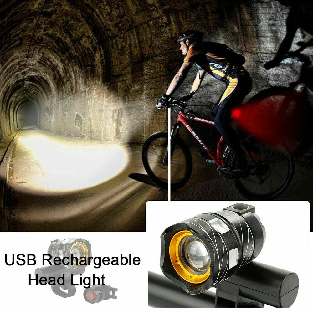 Rechargeable 15000LM XML T6 LED MTB Bicycle Light Bike Front Headlight USB Zoom Rechargeable 15000LM XML T6 LED MTB Bicycle Light Bike Front Headlight USB Zoom