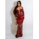 thumbnail image 2 of Cutubly Clothing Vestidos Turtleneck Dress Autumn 2023 New Year Activity Dresses V-neck Sequin Long Skirt Night Female Slim SexyS Gao Jinjia LED, 2 of 2