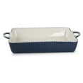 thumbnail image 2 of Housewares International Mr Food Test Kitchen Blue Stoneware 9x13-inch Casserole Dish, 2 of 2