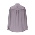 thumbnail image 4 of WCJM Swim Shirts for Woman Women Shirts Women's Long Sleeve V Neck Solid Color Cardigan Shirt Casual Fit Shrinkable Sleeve T Shirt Tops, 4 of 6