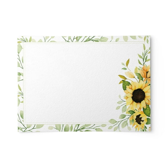 Dashleigh Sunflower 4x6 In. Note Cards, 50 Count, 48 Pack