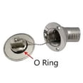 thumbnail image 2 of Keyless Fuel Cap 316 Stainless Steel Marine Deck Fill - 1-1/2" Er With Keyless Cap For Boats Angled Fuel Fill 2 of 14