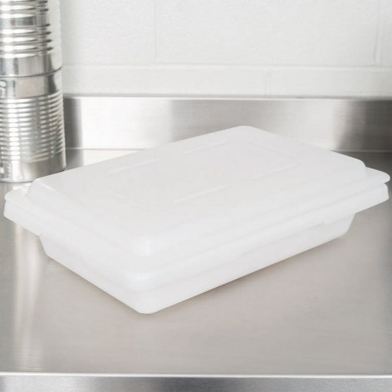 Cambro 1218CP148 White 18 x 12 Poly Flat Lid for Food Storage Box
