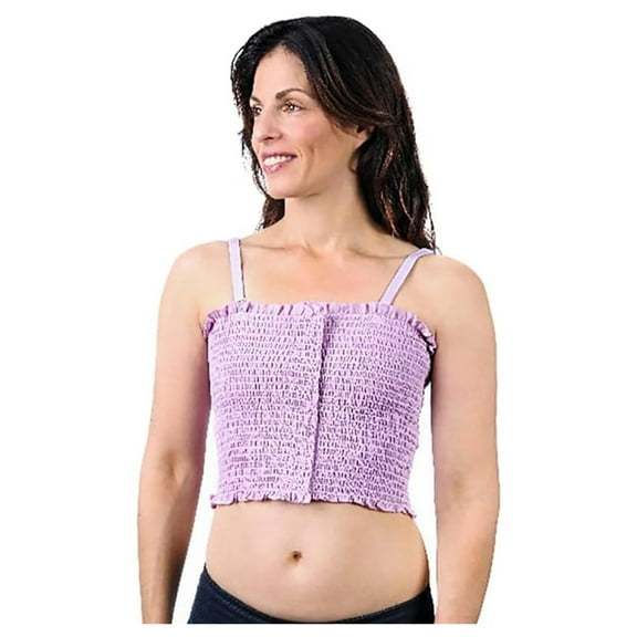 Breast Binder with Dri Release for Added (XX-Large 45"-50", Pink Floral Lined)