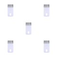 thumbnail image 1 of Advancent Cepillo de limpieza de tazas Ranura antideslizante Cepillos de ranura Teclado de fregadero Colgando Botella manual Barra de herramientas de Blanco 5piezas Advancent CBP211761, 1 of 4