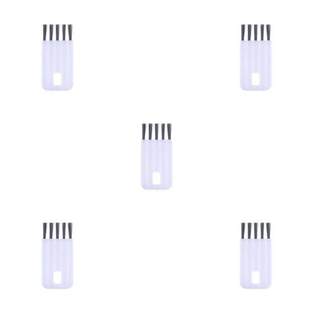 Advancent Cepillo de limpieza de tazas Ranura antideslizante Cepillos de ranura Teclado de fregadero Colgando Botella manual Barra de herramientas de Blanco 5piezas Advancent CBP211761