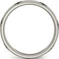 thumbnail image 2 of Titanium Brushed Cross Laser Design 8mm Band (Size 9) Made In China tb26d-9, 2 of 5