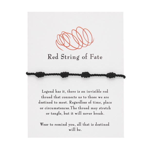 Pulsera de hilo rojo para la buena suerte pulseras de hilo ajustable nudos pulsera regalos para las mujeres
