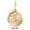 A, variant on Hibiscsu Christmas Cutout Wire Balls, Gold Glitter Christmas Tree Decoration Hanging Balls Decoration Window Decoration Set (4 pcs)