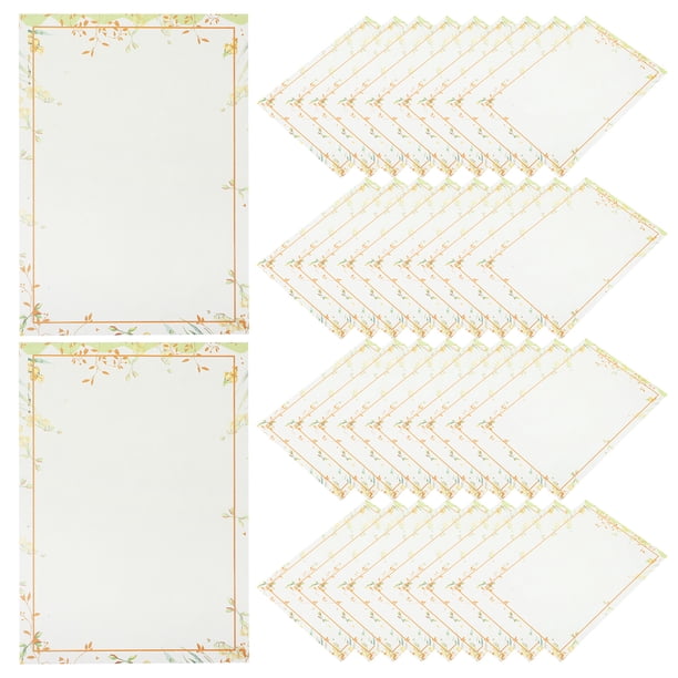50 hojas de papel para escribir y pintar letras, estilo vintage, retro.
