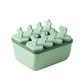 thumbnail image 1 of Advancent Molde de helado de forma cuadrada de 6/8 celdas, máquina para hacer postres y frutas hecha a mano, bandeja reutilizable para cubitos de hielo, Cocina y Comedor verde Advancent HA006688-02, 1 of 6
