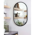 thumbnail image 4 of Regina Andrew 21-1088STL Canal 24"W X 40"H Oval Flat Stainless Steel Framed Accent Mirror, 4 of 7