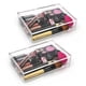 thumbnail image 1 of Organizador de maquillaje Brookstone Acrylic Storage, paquete de 2 con tapa, 1 of 4