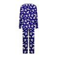 thumbnail image 4 of Tnhcen 2025 2 Pieces Women's Pajamas Set Long Sleeve Loungewear Soft Lounge Set Home Clothes S-3XL, 4 of 4