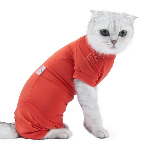 Amdohai Pet Recovery Suit Four Legs Abdominal Wound Jacket for Cats Walmart.ca