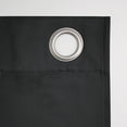 thumbnail image 6 of Sun Zero Oslo Extreme 100% Blackout Grommet Curtain Panel, 52"X84", Coal Black, 1-Piece Single Panel, 6 of 11