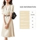 thumbnail image 2 of Vestido de verano para mujer con mangas cortas/largas, cuello en V cruzado, vestidos de manga corta para mujer, vestido infinito, vestido corto para mujer, vestidos de graduación para mujer, 2 of 5