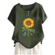 thumbnail image 1 of Camisas de Manga Corta para las Mujeres, Blusa de Botón de Impresión Casual con Cuello Redondo Hecha de Tela Suave Transpirable para Verano Primavera, Blusas de Manga Corta para las Mujeres, 1 of 4