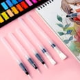thumbnail image 6 of 3Pcs Water Brush Pens Set Refillable Watercolor Pen Brush 3 Sizes Brush Tips for Blending Colors Creating Shades Watercolor Set Kids Adults Artist Professional, Art Paintbrush Sets yingchongjiaju, 6 of 8