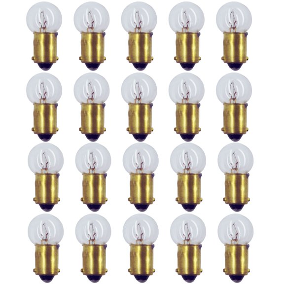 20x 57 Light Bulb Miniature Gauge Cluster Instrument Panel 12V G-4.5 BA9S